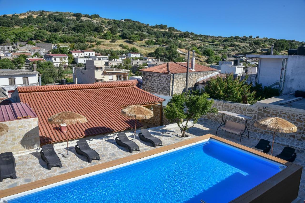 Island Oasis Poolside Paradise In Crete Agia Varvara  Buitenkant foto